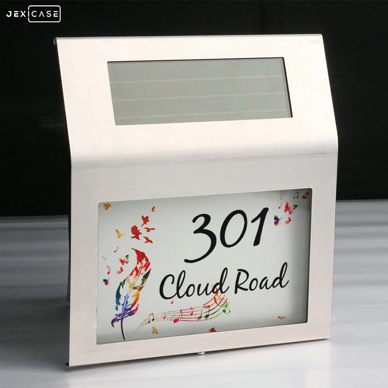 Напольный светильник ing Doorplate светодиодный солнечный наружная лампа