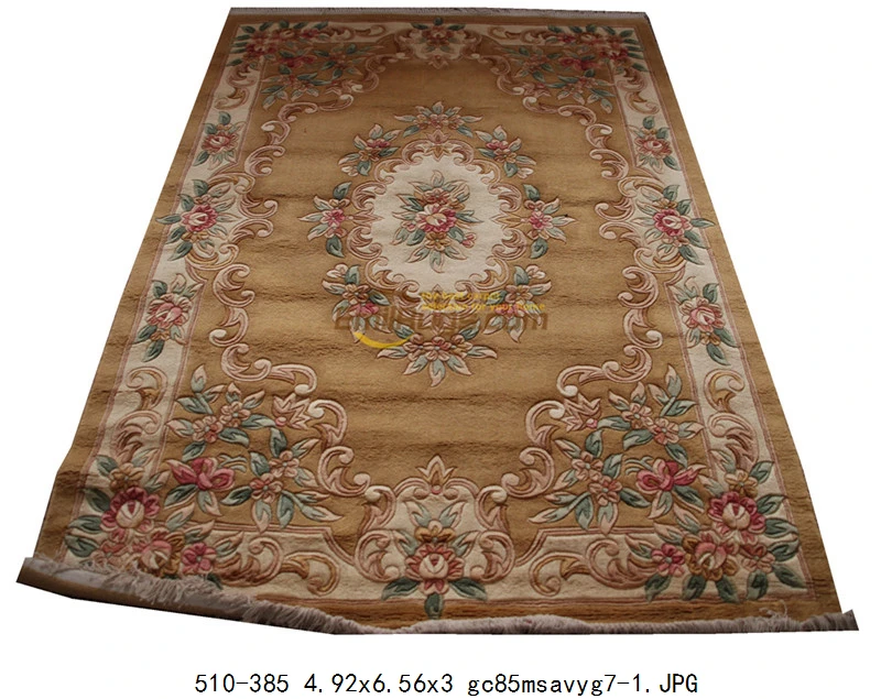 savonnerie flower rug for living room Big For Living Room Knitting For Home Decoration Square Colorful Natural savonnerie - Цвет: 510-385 4.92x6.56
