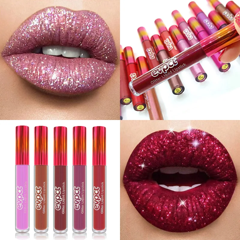 

15 Colors Diamond Shimmer Glitter Lipg Loss Matte To Glitter Liquid Lipstick Waterproof Diamond Pearl Colour Lip Gloss Make Up
