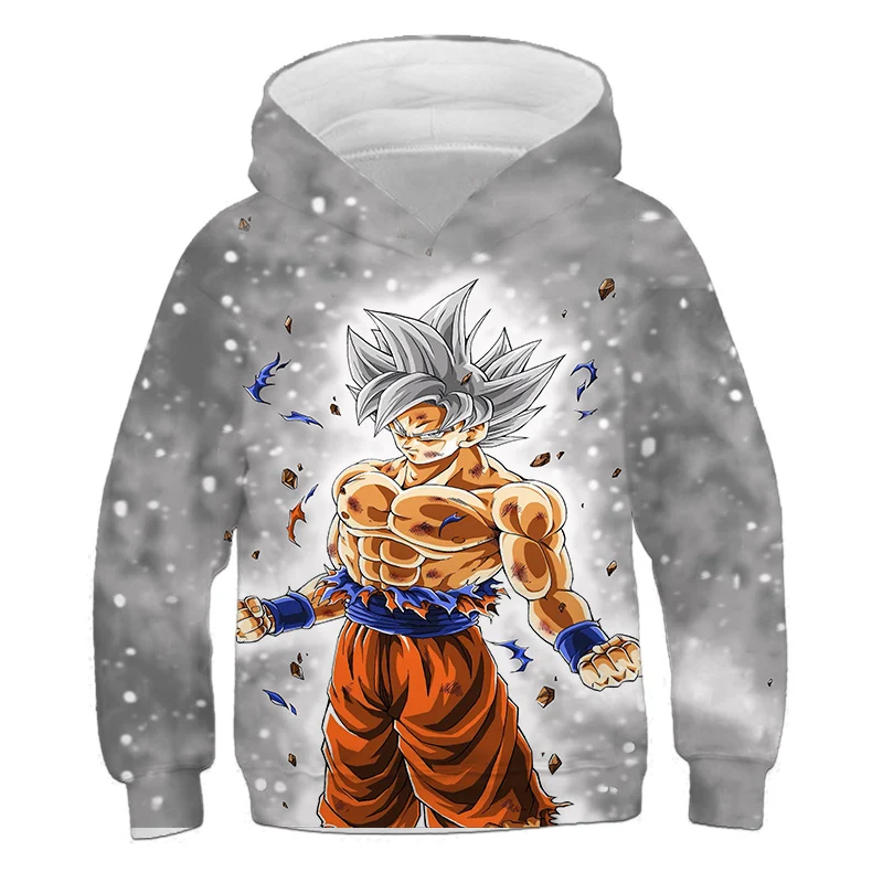 

Dragon ball kids hoodie 2021 new 3d printed cartoon kids fun anime boys andgirls fashion sweatshirts & tops apparel 4-14y