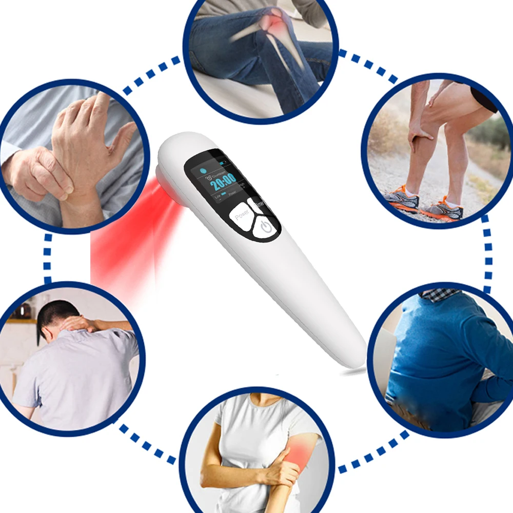 

Cold Laser Therapy Device Red Light Therapy Physio Physiotherapy Health Recovery Reduce Aches Relieve Pain Ease