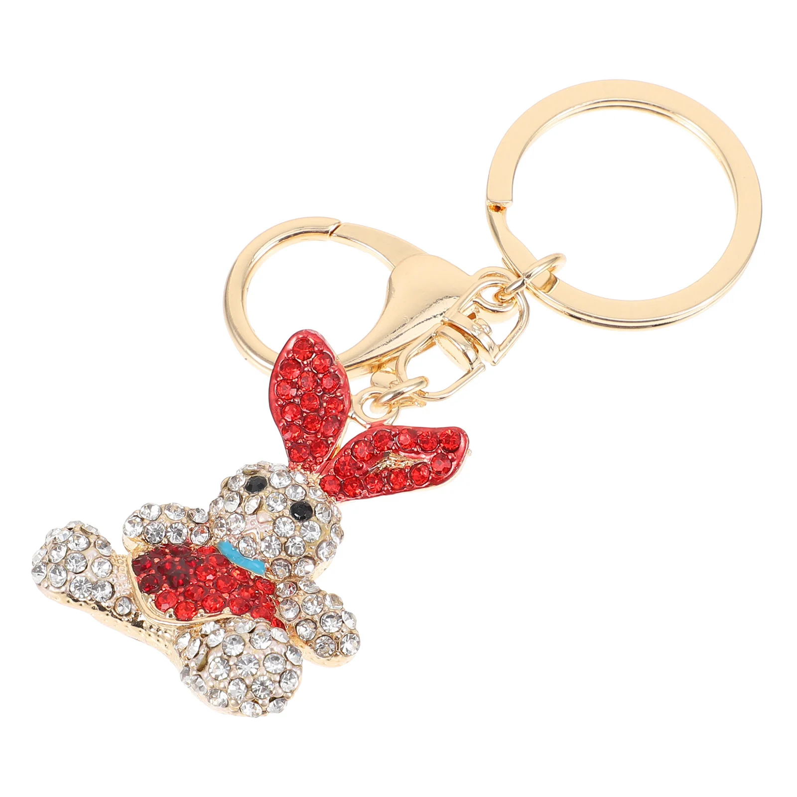 

Metal Key Chain Hanging Decoration Adorable Rabbit Shaped Key Chain Pendant