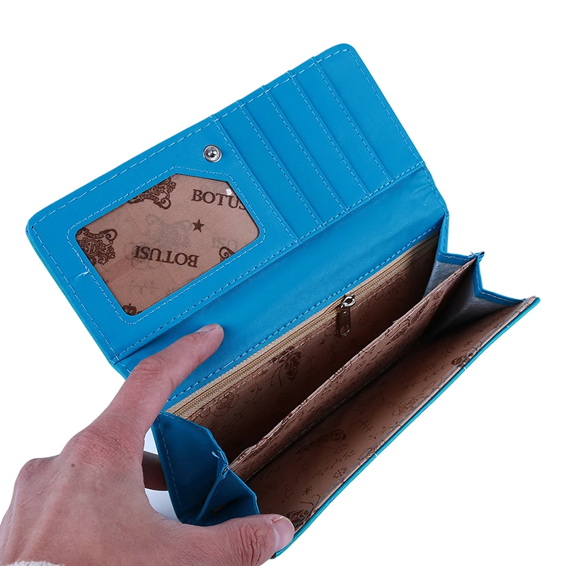 Картонный кошелек женский застежки молнии и на застежке для девушек хранения