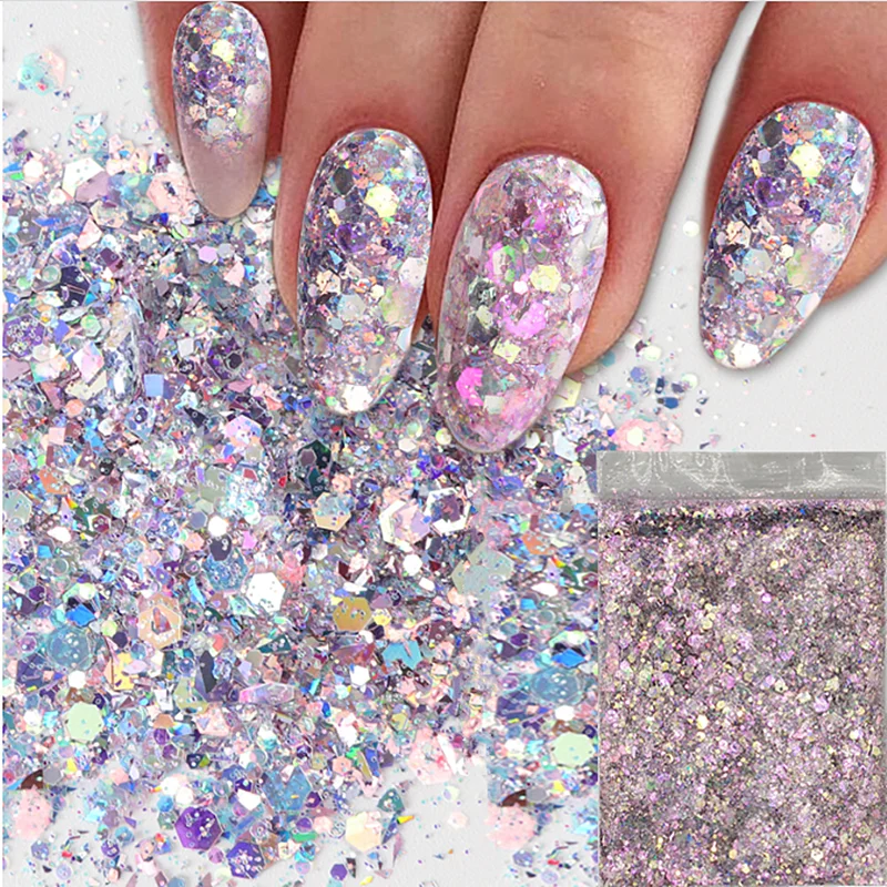 

Manicure Powder Sparkling Mixed Sequins 12 Styles Nail Art Decorations
