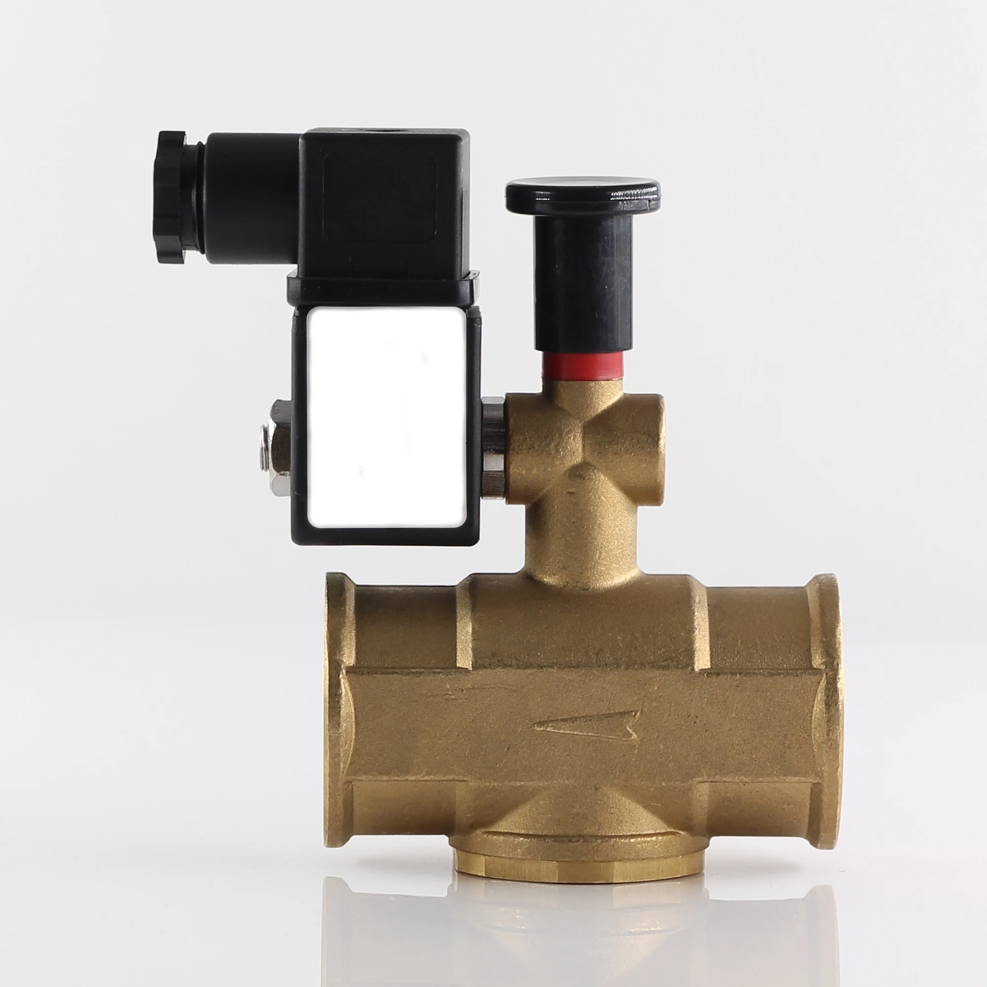 Нормально открытый электромагнитный клапан для аварийного отключения газа