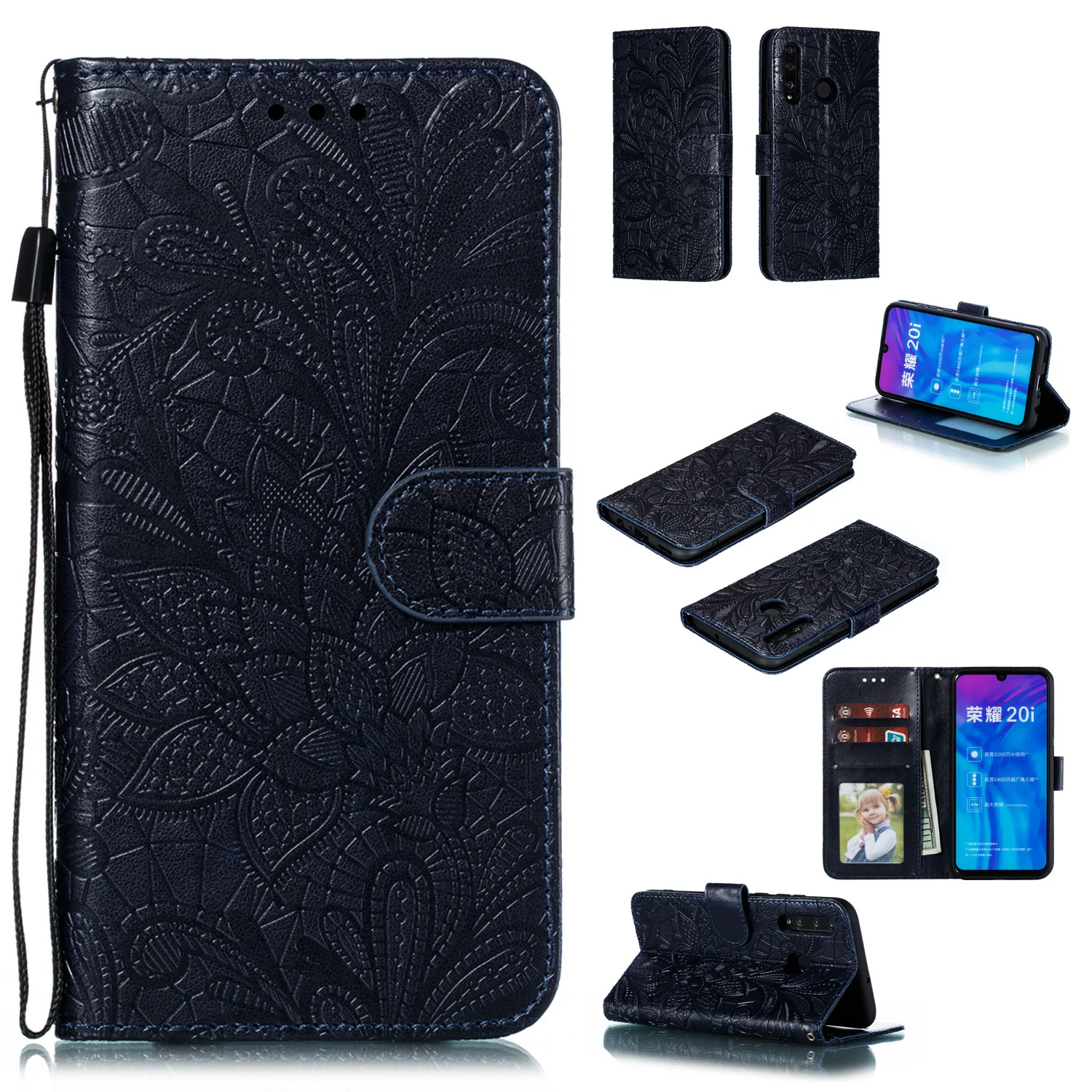 

Leather Flip Wallet Case For Huawei P40 P30 Pro P Smart Z 2019 Y5 Y6 Y7 Prime Y9 2019 2018 Honor 10 20 Lite 9S 9A Cover Case