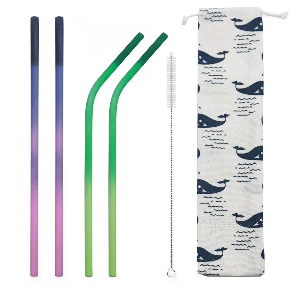 Многоразовая металлическая соломинка из нержавеющей стали чувствительная к