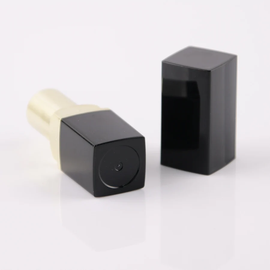 5PCS 4G 12 1 мм пустая трубка губной помады классические квадратные пластиковые чехол