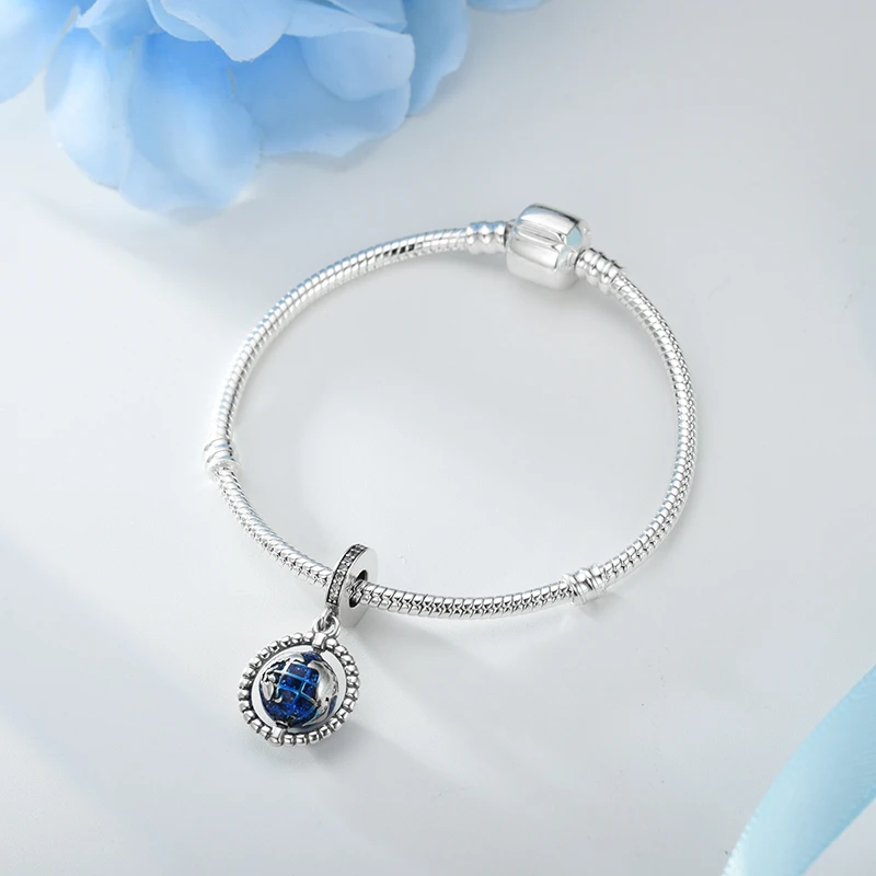 DEVOLOVE подлинный 925 пробы серебряный шарм для путешествий воздушный шар шарик