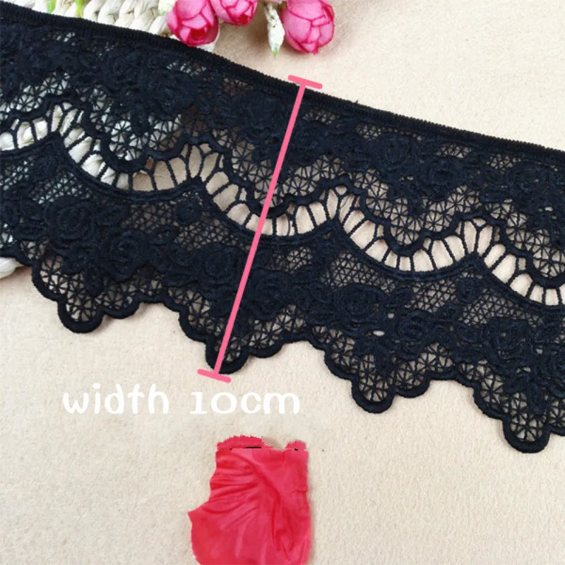 Кружевная лента Водорастворимая для шитья свадебного платья рукоделия 1 м ярда |