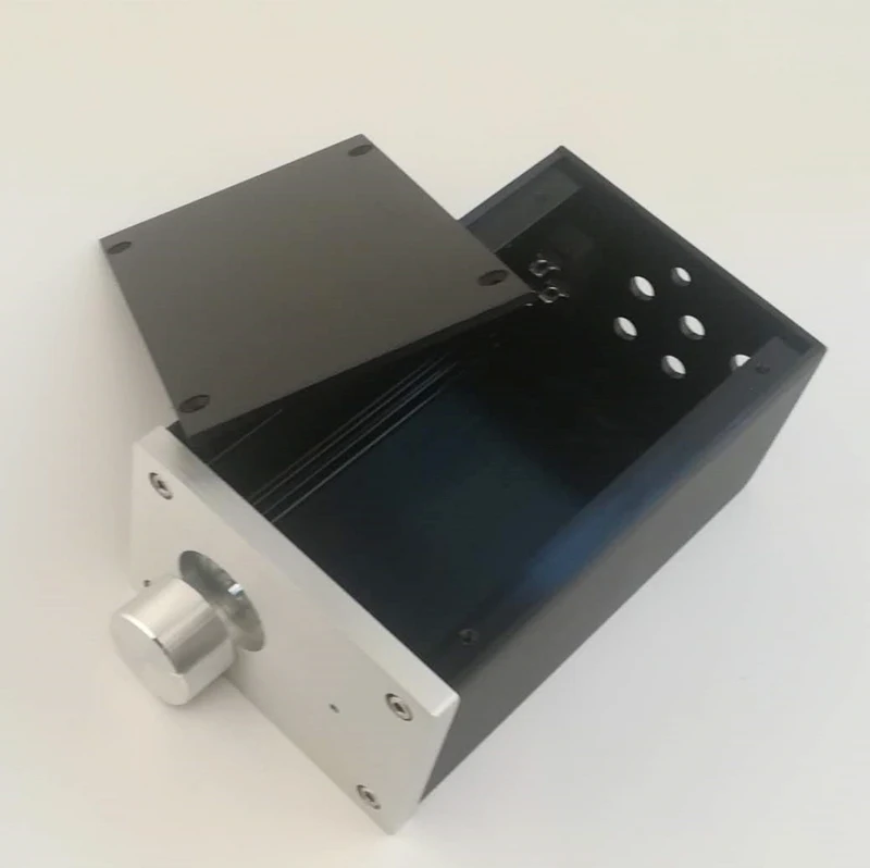 

Vogue 70*100*160mm DIY Box Enclosure Amplifier Case Shell Mini All Aluminum Amplifier Chassis Suitable For LM1875 A0609