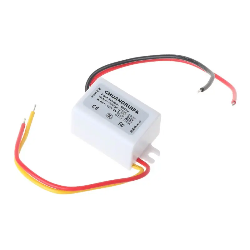 

New 1pc Waterproof DC Converter 12V Step Down to 6V 3A 15W Power Supply Module