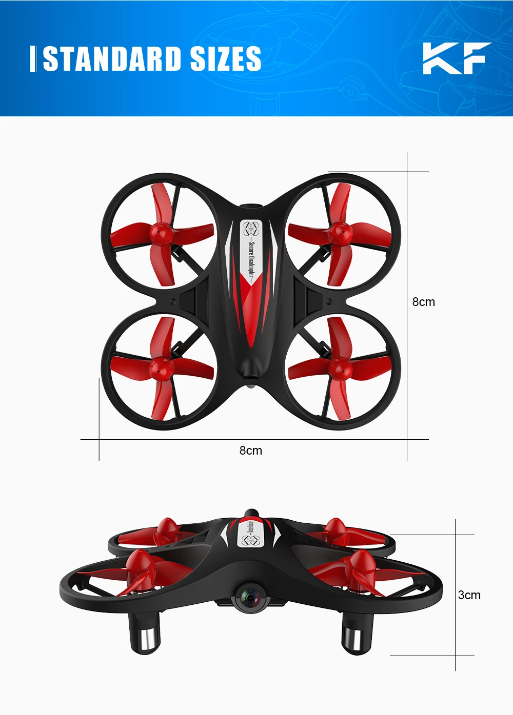 KF608 Mini Drone 720p HD With Camera Wifi Aerial Stabilized Altitude 3D Flip Headless Mode RC Quadcopter Profesional Drones Toy