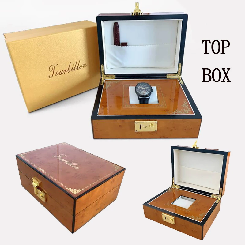 

100% Authentic Tourbillon Watch Men Mechanical Mens Watches Top Brand Luxury Clock Men Sapphire Watch Relogio Masculino
