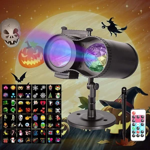 RGB Рождественский лазерный светильник, проектор, открытый сад, водонепроницаемый DJ лазер, Рождественская елка, вилла, дом, праздничный светильник s 1216, карта