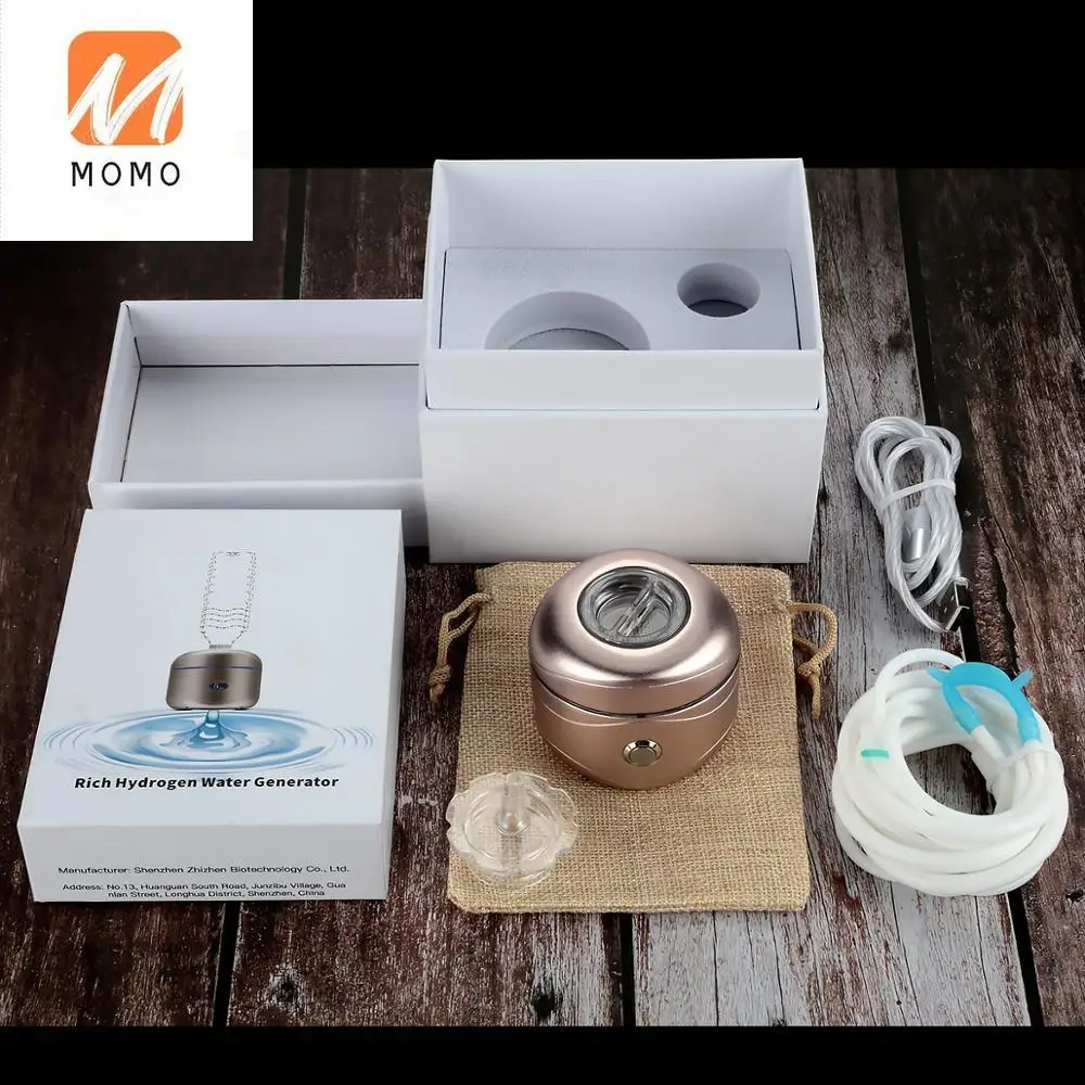 

Mini hydrogen water generator for water bottles Portable inhale Hydrogen Device OLED display water