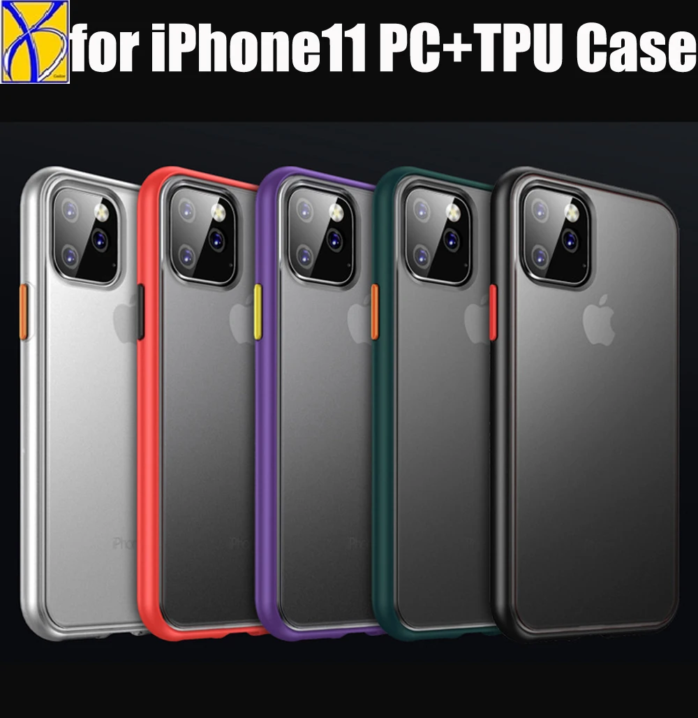 

10pcs Shockproof Armor Phone Case for iPhone 11 pro Max 5.8 & 6.1 & 6.5 Coque Transparent TPU Back Cover for 2019 iphone XI XIR