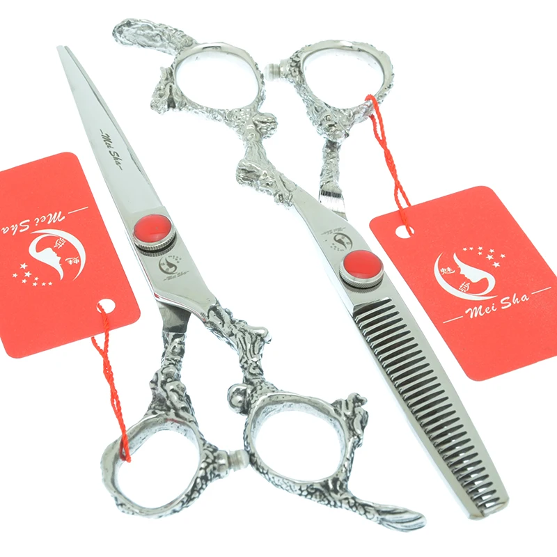 

Meisha 6 inch Sharp Blade Hair Cutting Thinning Scissors Set Barber Hairdressing Shears Salon Haircut Shears Styling Tool A0095A