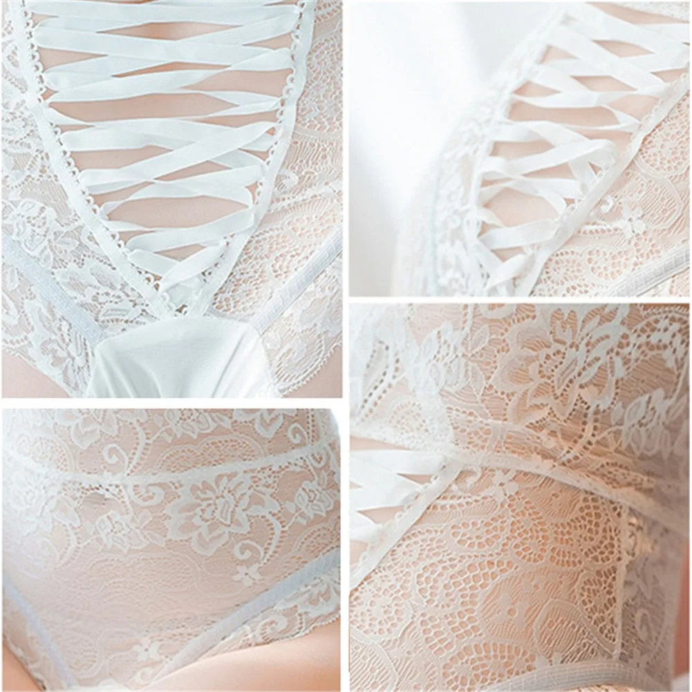 

CYHWR Fashion Sexy Panties Women's Bandage Underpants Seamless High Waist Lace Hollow Out Women Underwears Briefs