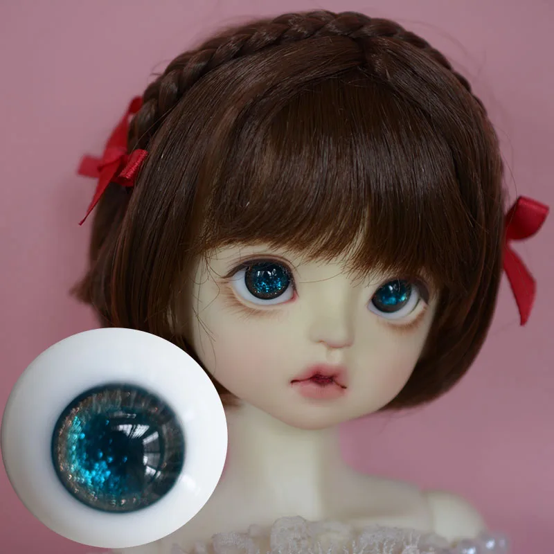 Глазные яблоки BJD подходят для размера 1/3 1/4 1/6 темно синего цвета Млечного Пути