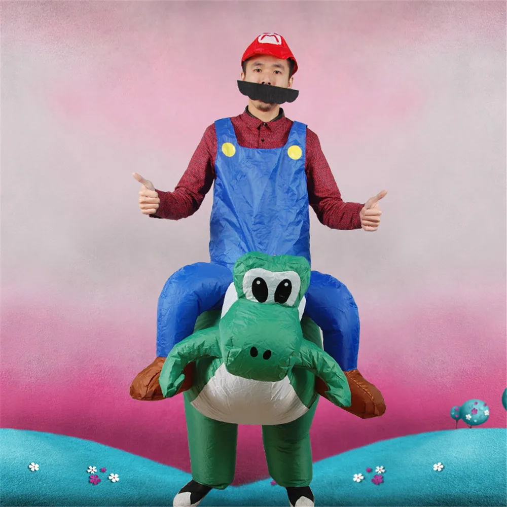Надувной костюм для вечеринки Супер Братья Марио Луиджи братья сантехники