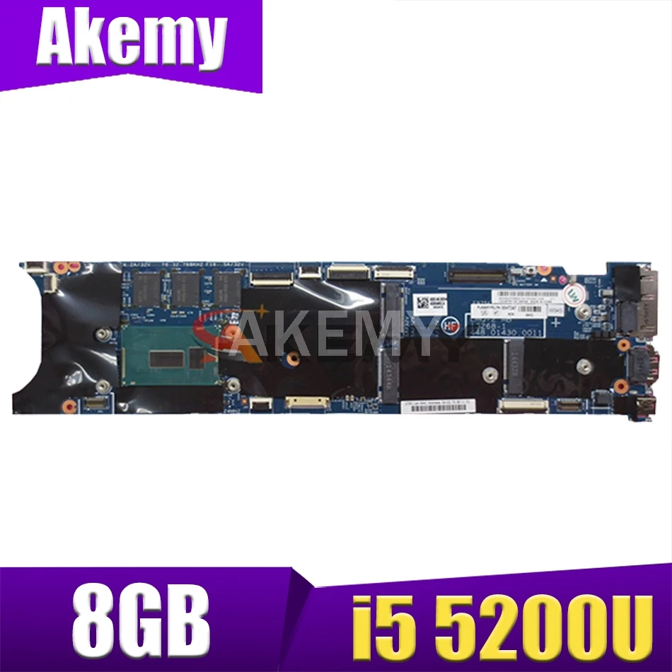 13268 1 448.01430.0011 для Lenovo Thinkpad X1 Carbon материнская плата ноутбука CPU i5 5200U 8GB 100% тестовая