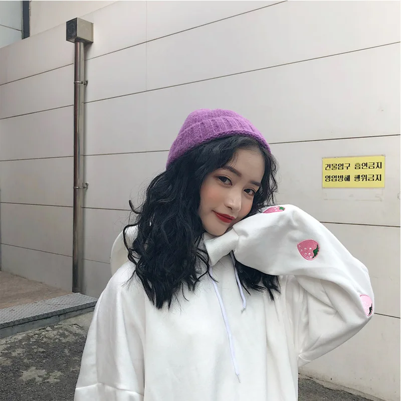 Осенняя кепка без солнцезащитных козырьков Кепка с черепом Шапка бини шапка