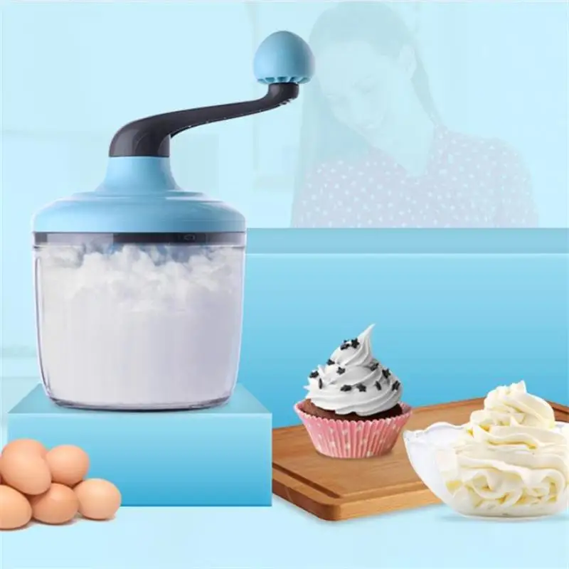 Миксер для яиц ручной самоповорачивающийся венчик блендер взбивание крем