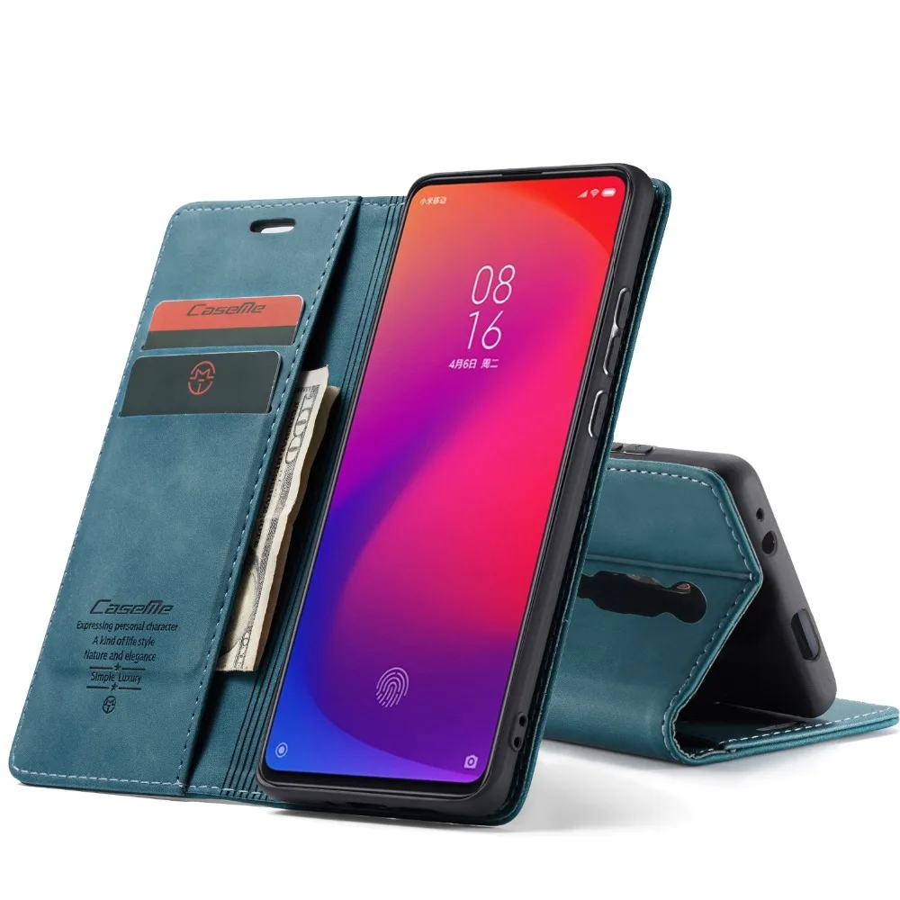 Матовый Магнитный флип-чехол для Xiaomi mi 9 T 9 T mi 9 Pro, чехол-кошелек, деловой кожаный чехол-книжка для Xiao mi Red mi K20 K 20 Pro, чехол