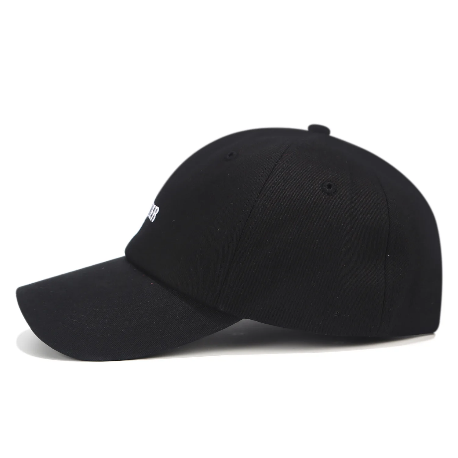 Curved Eaves Baseball Cap Under Embroidery Pattern Hip Hop Wild Caps Solid Color Men Outdoor Casual Spring Autumn Hat