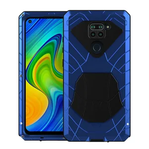 for xiaomi mi 9 redmi note9 note 9 9s note9s case hard aluminum metal heavy duty protection cover for mi9 with tempered glass free global shipping