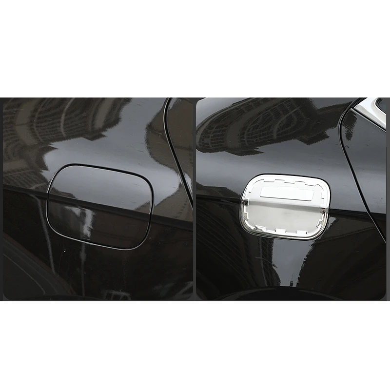 Lsrtw2017 Нержавеющая сталь крышки топливного бака автомобиля Панель для Skoda Superb 2015