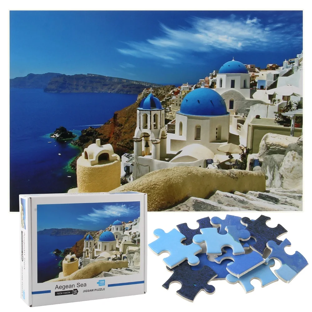 

1000 Piece Jigsaw Puzzle, Aegean Sea Floor Puzzle for Kids Adult