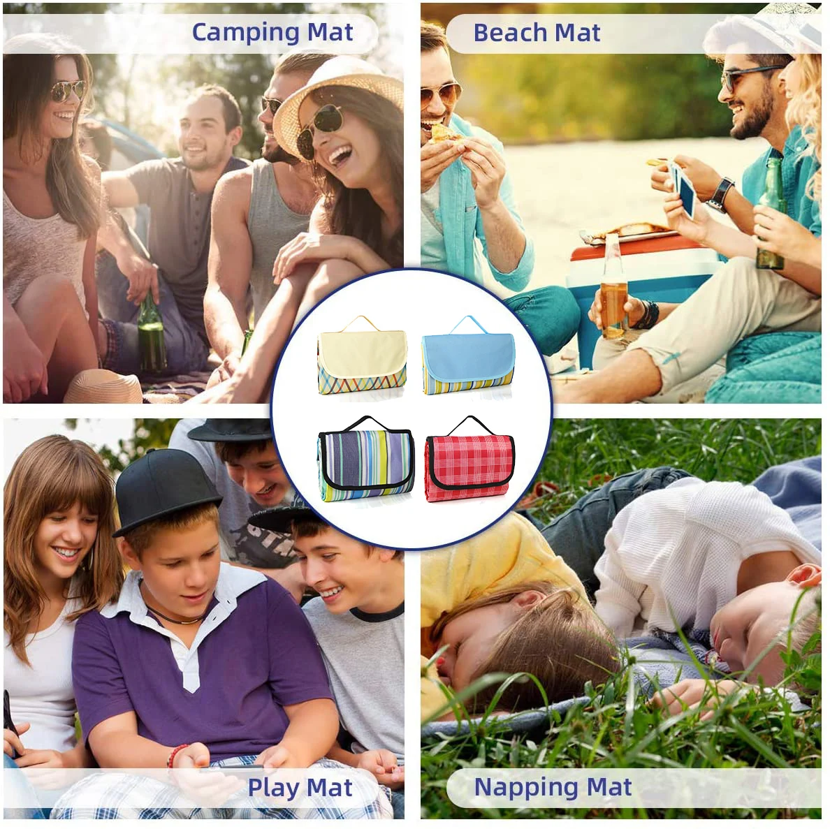 

Picnic Mat Large Size Waterproof pad for Outdoor Picnic Washable