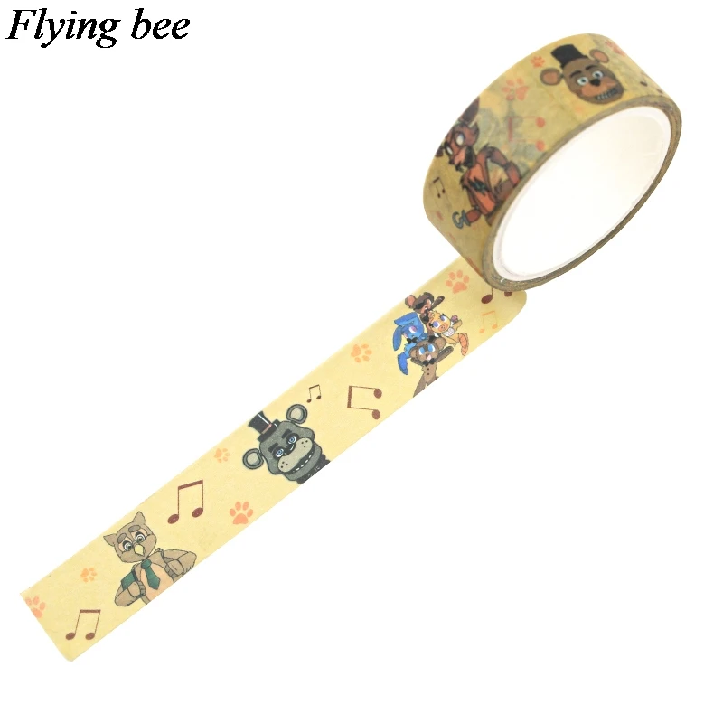 Flyingbee 15 мм x 5 м кукла из фильма ужасов washi лента бумага DIY декоративная клейкая