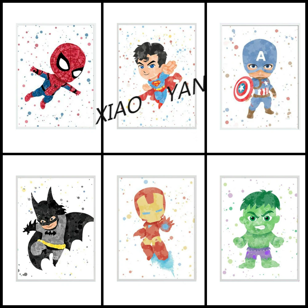 

5D «сделай сам», супергерой, Капитан Америка, Железный человек, полностью Алмазная вышивка, алмазная живопись, наборы для вышивки крестиком, ...