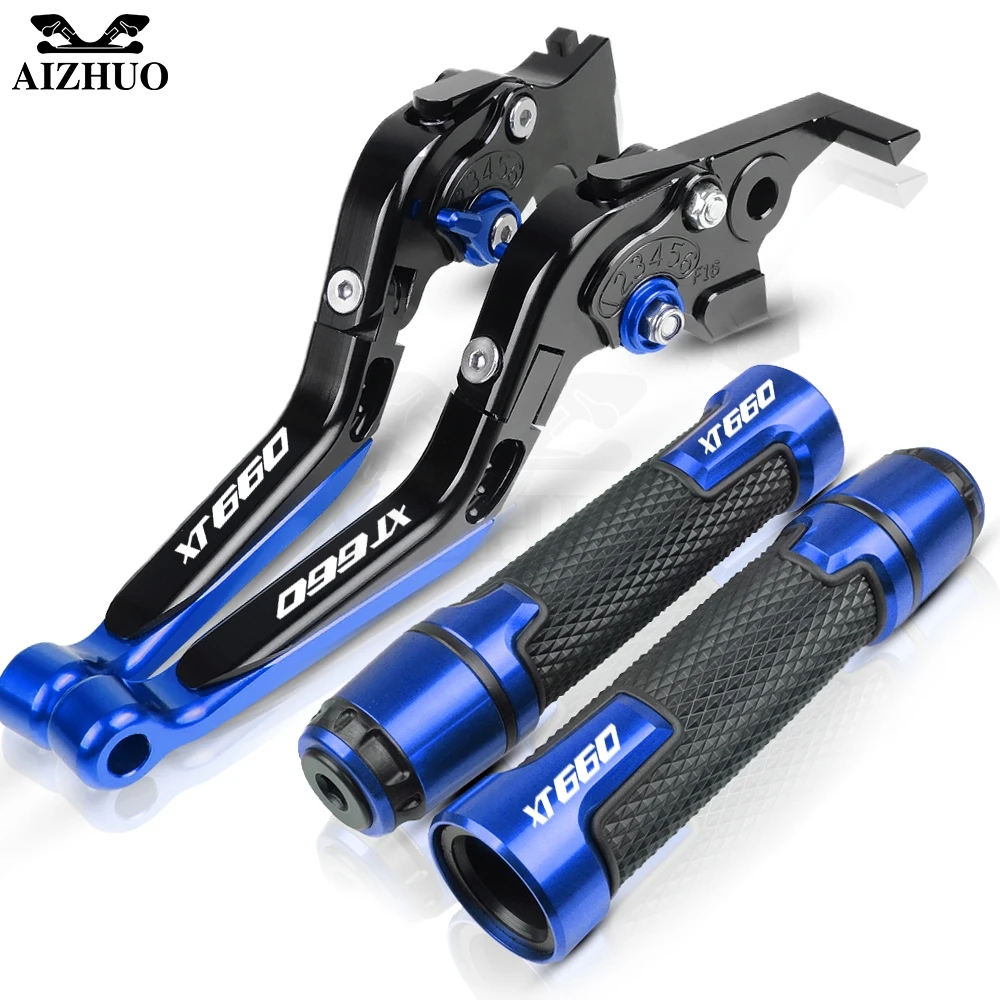 

For YAMAHA XT660 X R XT660X XT660R XT 660 2004-2017 2016 2015 2014 2013 Motorcycle Brake Clutch Lever Handle Grips Hand Bar End