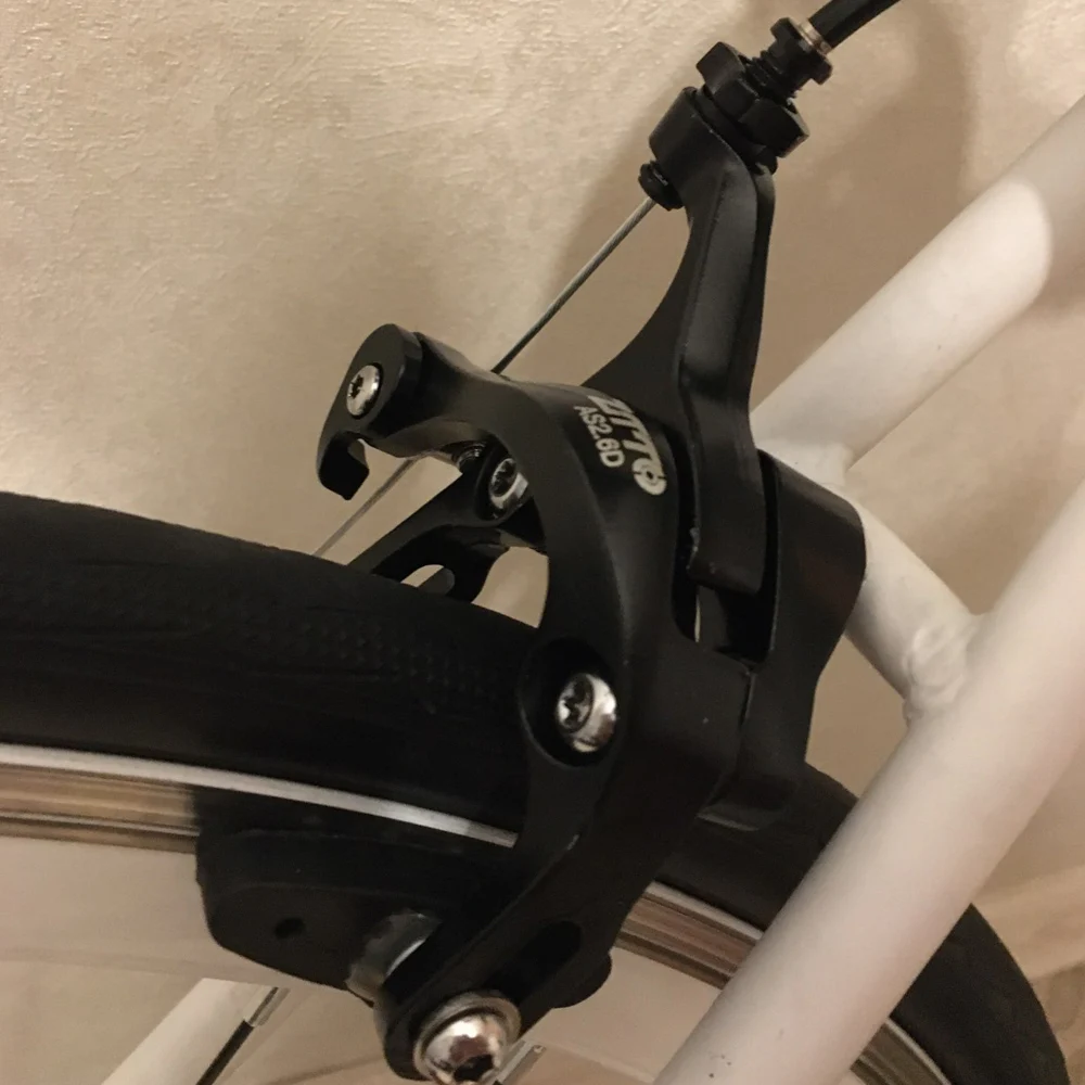 

Road Bike Small Wheeled Bike Brake Aluminum Alloy C Brake Compound Double Arm C-type Brake Clamp Caliper Brake Bike Accessories