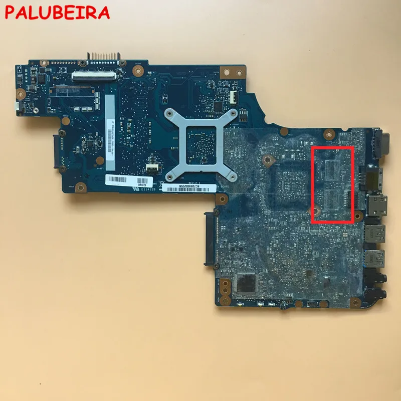 PALUBEIRA For toshiba satellite C850 C855 L850 L855 Laptop motherboard DDR3 WITH CPU Onboard Mainboard H000052450 | Компьютеры и офис