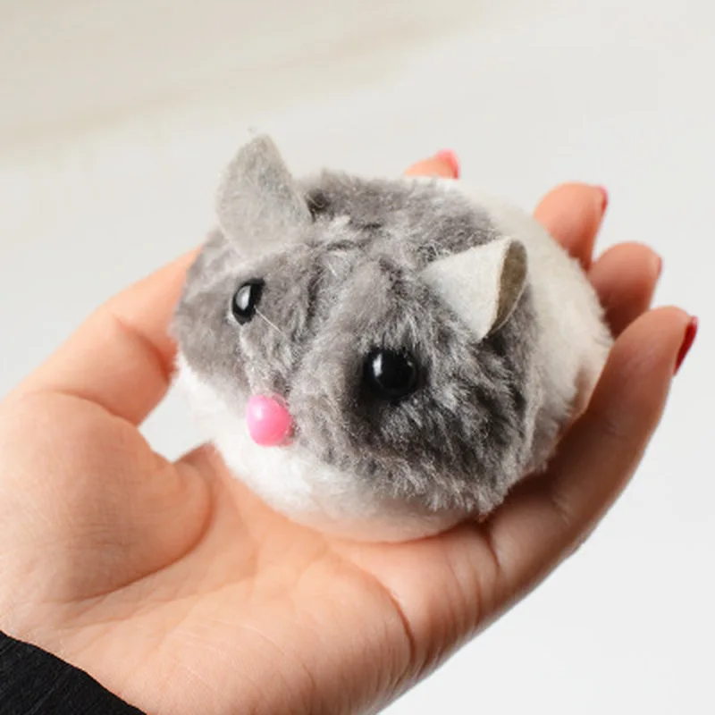 

1 Pc Cute Cat Toys Plush Fur Toy Shake Movement Mouse Pet Kitten Funny Rat Safety Plush Little Mouse Interactive Toy Gift