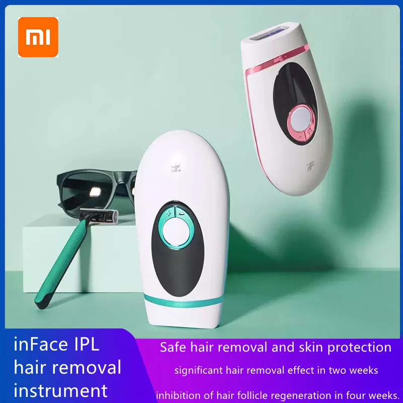 

Xiaomi Youpin InFace IPL Безболезненное женское устройство для удаления волос, оптический фильтр, безопасное беспроводное устройство для удаления во...