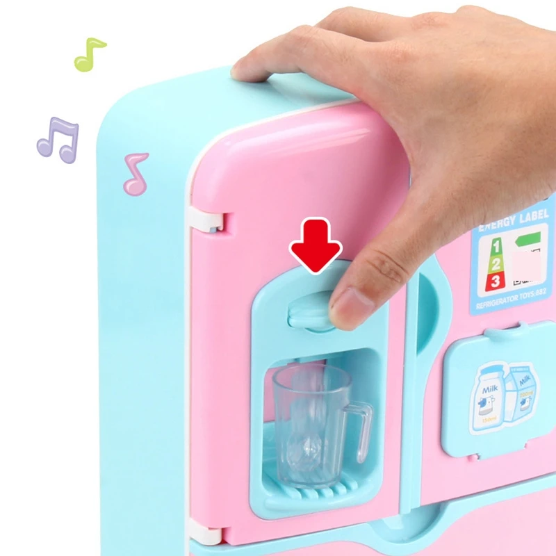 

Children Pretend Cosplay Simulation Refrigerator Mini Kitchen Toys