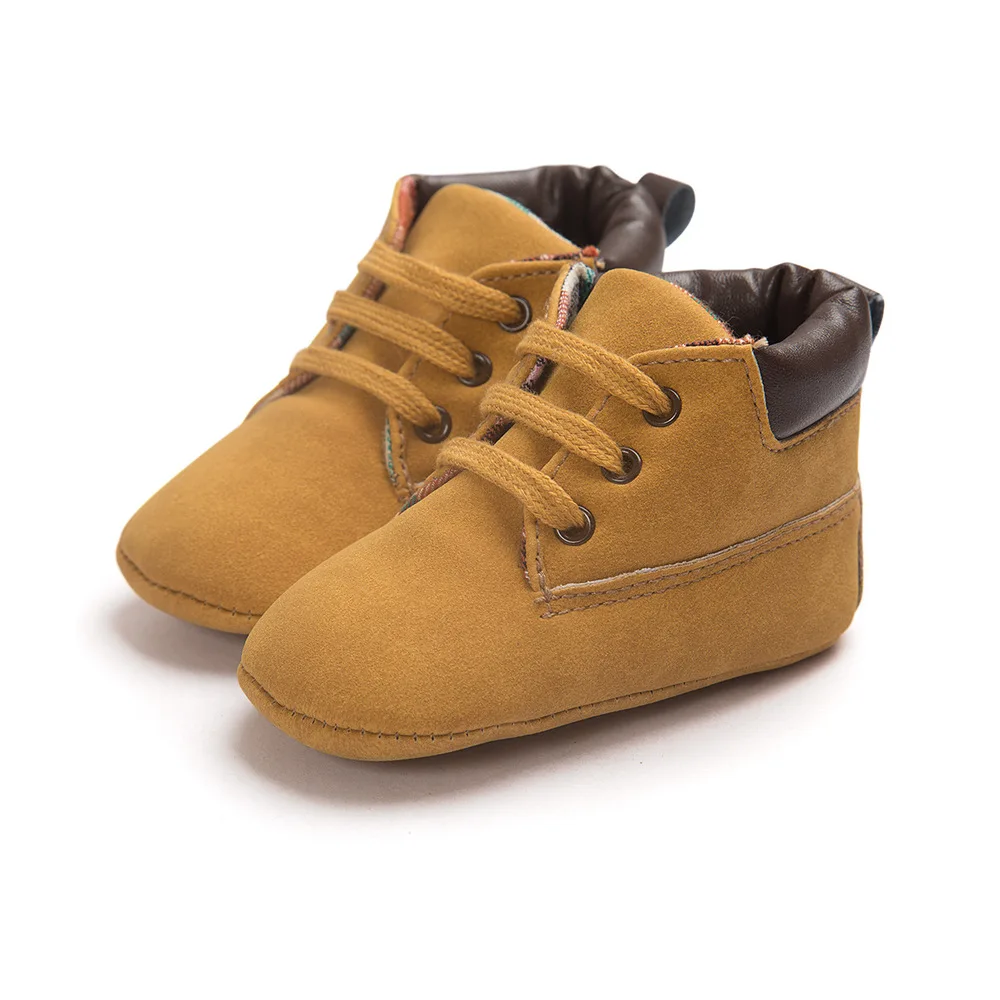 Детская обувь для маленьких мальчиков Обувь новорожденных на высоком каблуке со