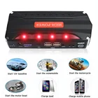 Многофункциональное пусковое устройство GKFLY, 12 В, 600 А, автомобильное пусковое устройство, портативный внешний аккумулятор для автомобильного аккумулятора, светодиодный Усилитель