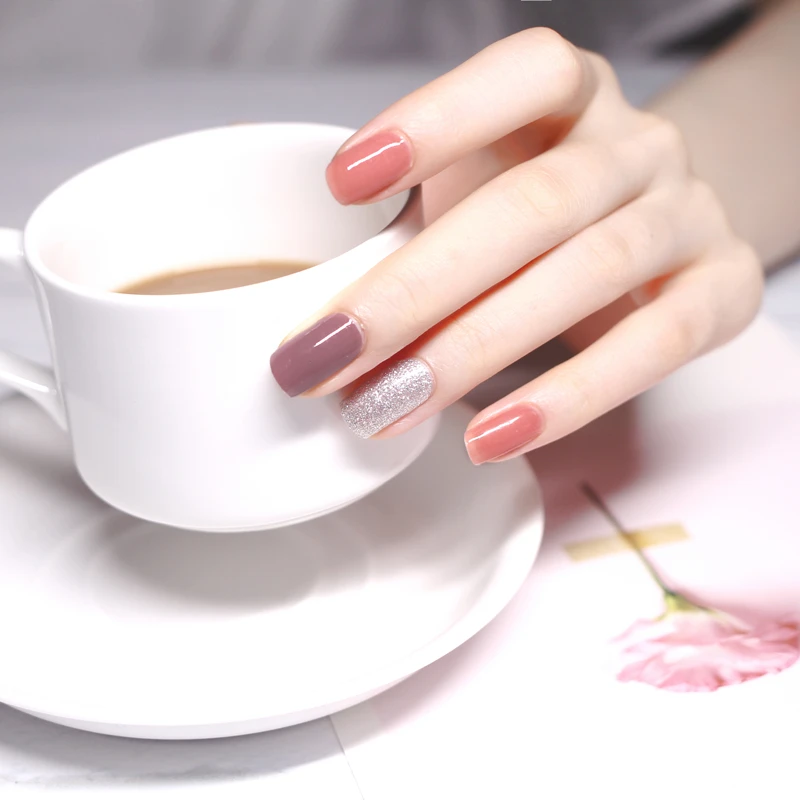 20 шт./компл. наклейки для ногтей Red bean Latte полностью водонепроницаемые нетоксичные