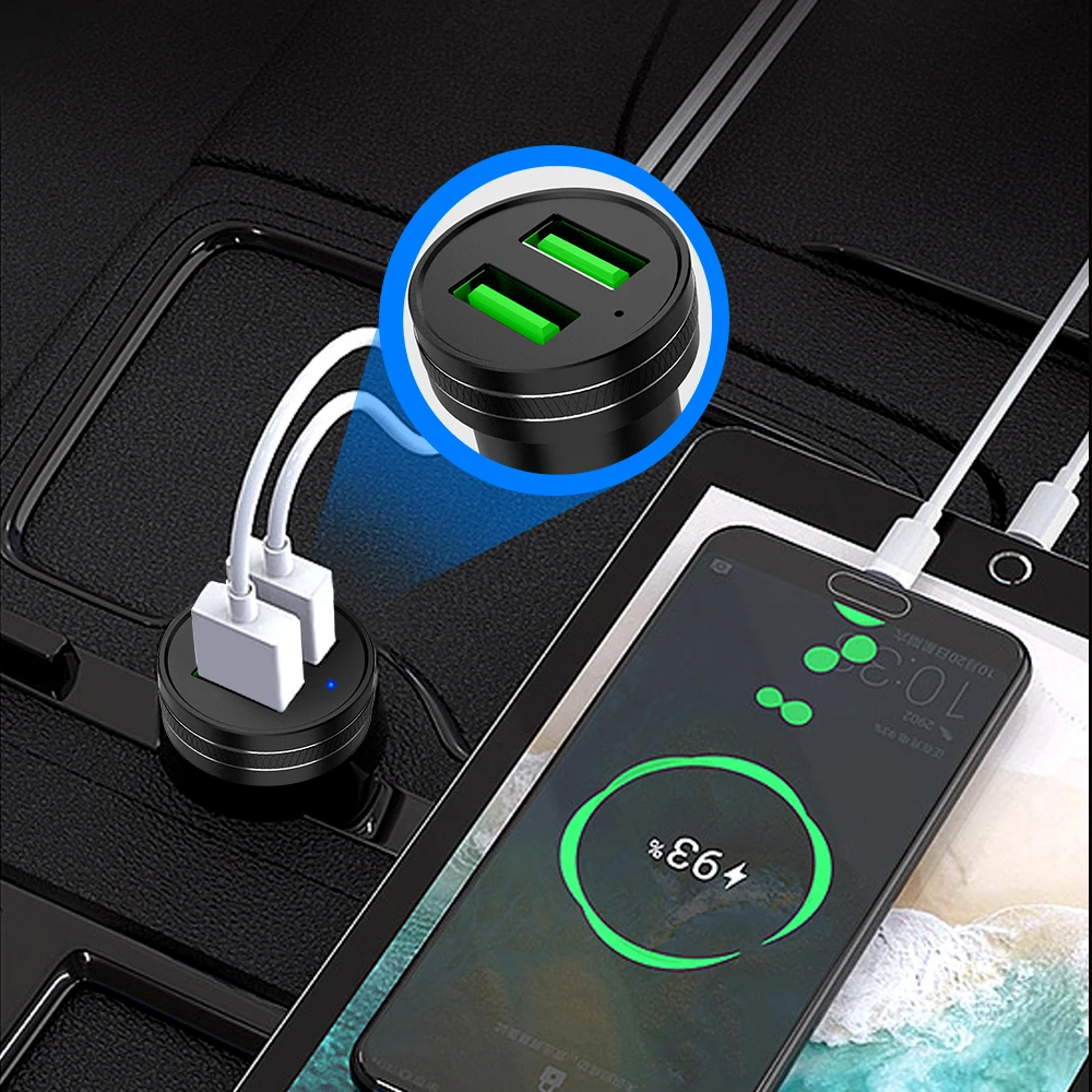 Rocketek USB Автомобильное зарядное устройство мобильный телефон Быстрая зарядка для