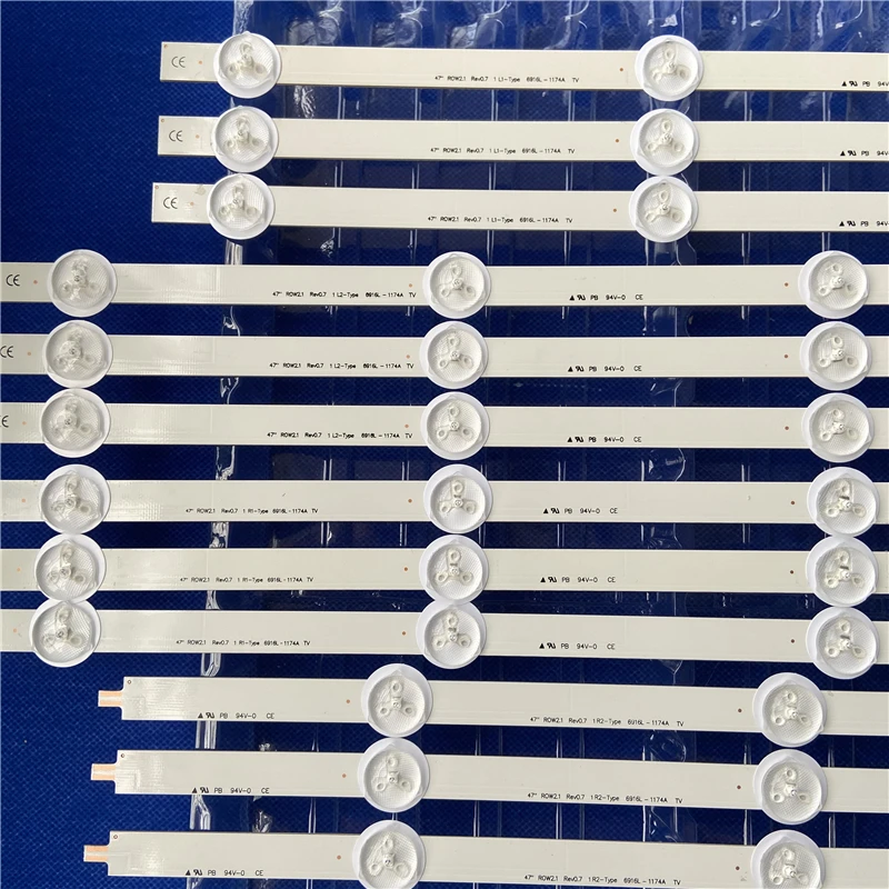 Для LG 47LN5708 ZA 47LN570R 47LA620S 47LN5400 6916L 1174A 1175A 1176A 1177A 47LN570S 47LN575S Новый|Светодиодные панели| |