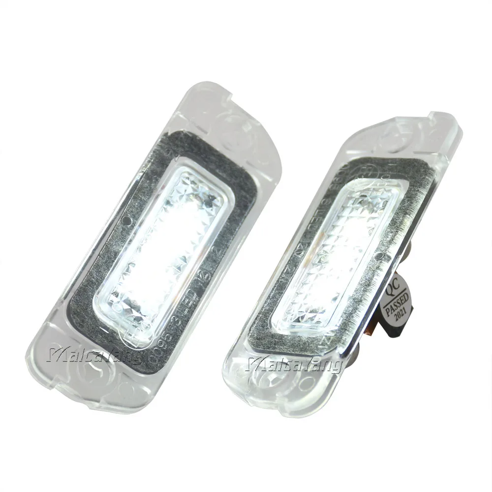 

2x White 6000K License Plate Lamp For Mercedes Benz W164 X164 W251 ML GL R Class Canbus Error Free Led Number Plate Light Bulb