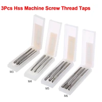 3pcslot m8m10m12 hss right hand thread tap screw tap metric plug hand tap hand tools