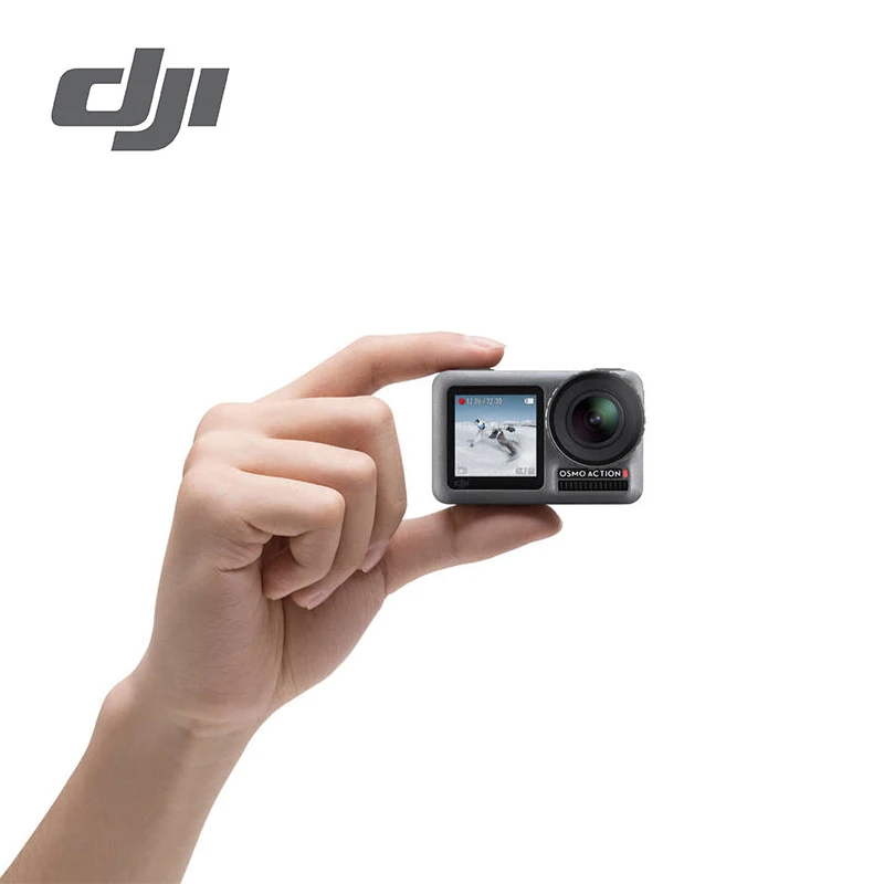 DJI Osmo экшн Спортивная камера двойной экран 4K HDR видео RockSteady 8x замедленное движение UHD качество изображения Водонепроницаемый